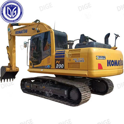 qualidade  PC200 Used Komatsu Excavator 20 Ton Japanese Used Medium Hydraulic Crawler Excavator fábrica