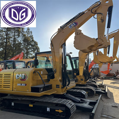 CAT 305.5E2 Excavadora de lagarta usada Excavadoras de arrasto hidráulico de 5,5 toneladas