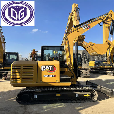 CAT 305.5E2 Excavadora de lagarta usada Excavadoras de arrasto hidráulico de 5,5 toneladas