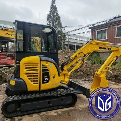 Amigável para o usuário PC35 Excavadora de rastreador usada Ninety-Five Nova Mini Komatsu Excavadora 3.5t