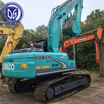 Kobelco SK200-8 Excavadora usada Origem do Japão Baixo consumo de combustível Bom estado