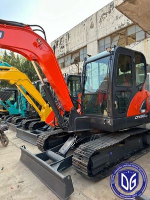 DX60 Excavadora Usada Doosan 6 toneladas Mini Excavadora Usada Máquina Hidráulica