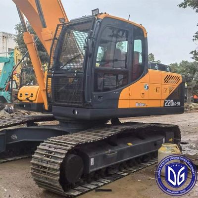 R220 Excavadora Hyundai de 22 toneladas usada com alta adaptabilidade e todo o terreno
