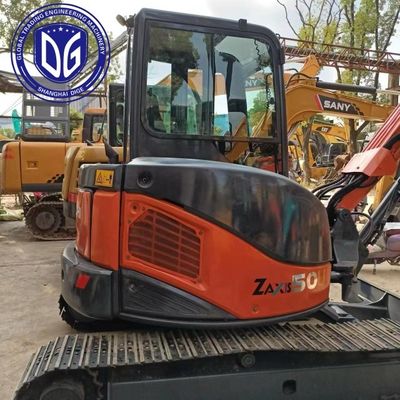 ZX50 Usado Hitachi 5 Ton Excavator leve desgaste e rasgo com modos de energia adaptativos