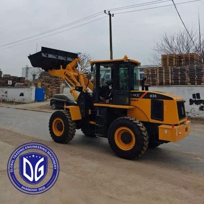 835 Carregador Liugong usado Carregador usado poderoso Máquina hidráulica
