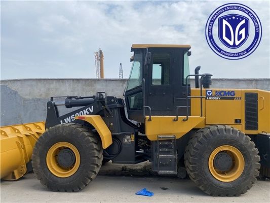 Carregador frontal LW500 Carregador usado XCMG 17t Carregador usado de escavadeira hidráulica