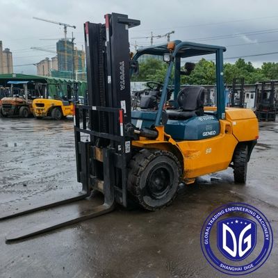Origem Japão 5ton Toyota Usado em empilhadeira Toyota 5Ton Toyota de segunda mão empilhadeira 5Ton