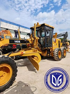 140k Caterpillar Usado Grader Máquina hidráulica poderosa