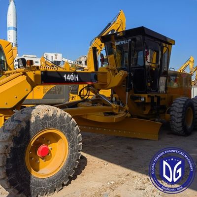 CAT 140H Usado Alta Eficiência 95% Novo Origem Grader Japão Com Alto Desempenho