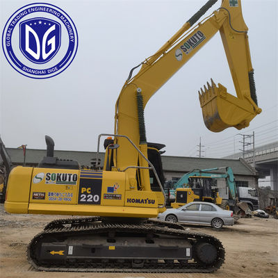Excavadora de 20 toneladas Excavadora usada Origem Japão PC220-8 Excavadora usada Komatsu