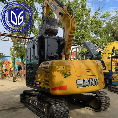 Sy75 Excavadora SANY de 7,5 toneladas usada com capacidades de penetração no solo melhoradas