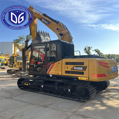 Usado Sany SY135 Excavadora hidráulica de 13,5 toneladas Excelente desempenho em boa qualidade em venda