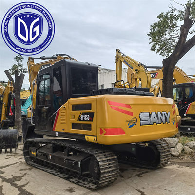 Sy135 Excavadora SANY de 13,5 toneladas usada com capacidade de arrefecimento aumentada