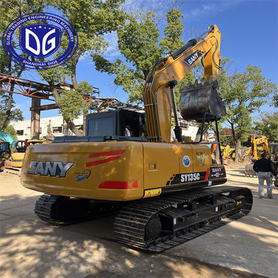 Sy135 Excavadora SANY de 13,5 toneladas usada com capacidade de arrefecimento aumentada