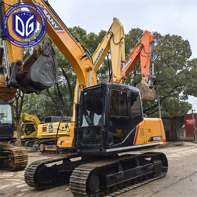 Excavadora de segunda mão de 15,5 toneladas Sy155C Sany com consumo de combustível ideal