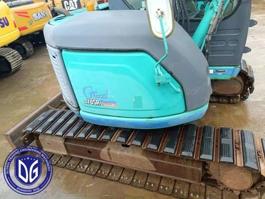 0.35m3 Capacidade de balde Kobelco Pequena escavadora com profundidade máxima de escavação de 4160mm