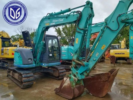 Excavadora Kobelco de 7 toneladas Sk70 Usada com sistemas de refrigeração eficientes