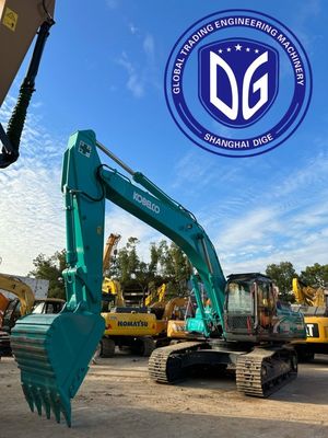 Excavadora Kobelco de 35 toneladas usada Sk350 de baixa manutenção