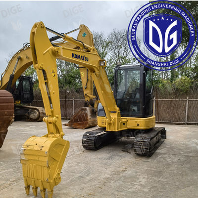 5.5 toneladas Komatsu PC55 Excavadora mini usada de baixo consumo de combustível de alto desempenho