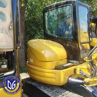 304C Excavadora Caterpillar de 4 toneladas usada com sistema de controlo de funcionamento avançado
