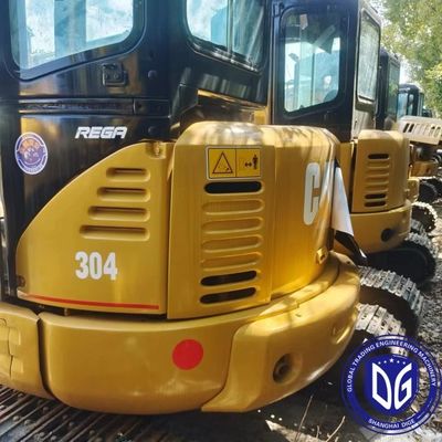 304C Excavadora Caterpillar de 4 toneladas usada com sistema de controlo de funcionamento avançado