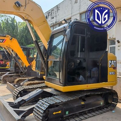 Capacidades eficientes de manuseio de material 307E2 Excavadora de lagarta usada 7 toneladas
