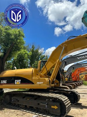 Origem Japão CAT320C Excavadora Caterpillar Usada CAT320C Excavadora Crawler Usada Caterpillar Excavadora Hidráulica CAT