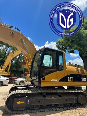 Origem Japão CAT320C Excavadora Caterpillar Usada CAT320C Excavadora Crawler Usada Caterpillar Excavadora Hidráulica CAT