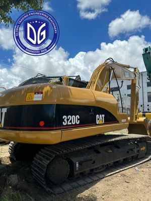 Motor de alto torque 320C Excavadora Caterpillar 20t Usada Com bom sistema hidráulico
