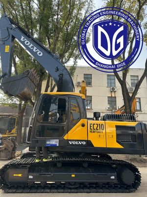 Ec210 Excavadora Volvo usada de 21 toneladas com componentes pesados de carro