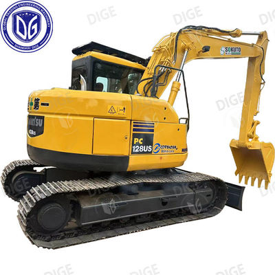 PC128US Excavadora Komatsu Usada 12,8 toneladas Excavadora Crawler Usada Excavadora de segunda mão