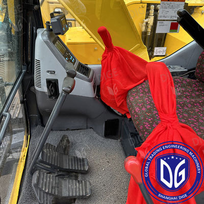 Excavadora PC128US pouco utilizada com capacidades eficientes de manuseio de materiais