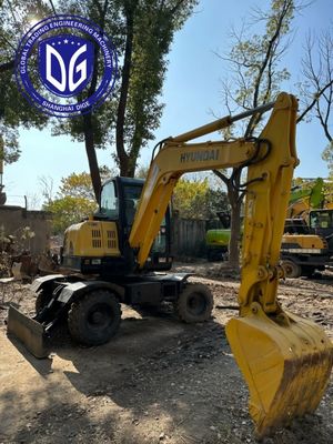 R60w-7 6 toneladas Excavadora Hyundai Usada e Controle de Estabilidade Aprimorado