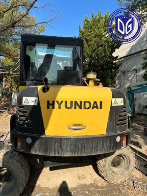R60w-7 6 toneladas Excavadora Hyundai Usada e Controle de Estabilidade Aprimorado