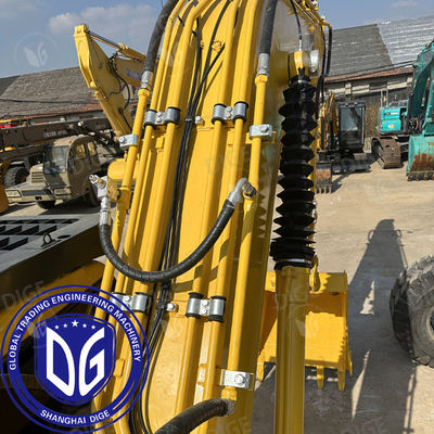 PC200-7 Excavadora Komatsu usada 97% Excavadora de rastreamento recém-usada 20 toneladas