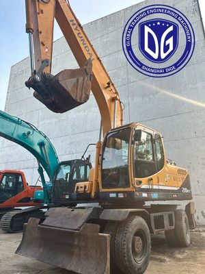 R210w-9 Excavadora Hyundai de 21 toneladas usada com sistema de suspensão adaptável