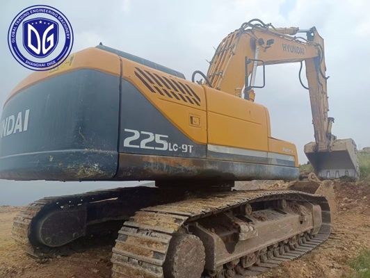 Excavadora de 20 toneladas Hyundai Modelo 225LC-9T Usada Excavadora de rodas em boas condições