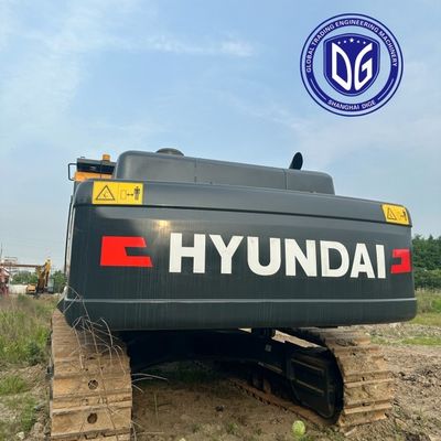 Inovadora R485 Excavadora Hyundai Usada 48,5t Vários recursos de segurança