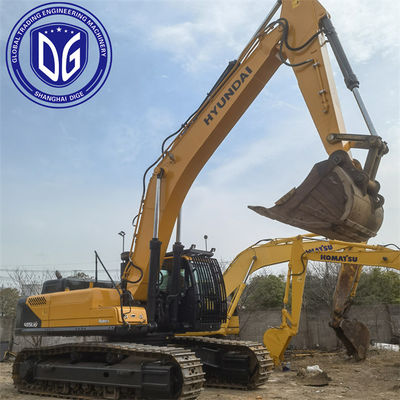 Original R485LVS Excavadora Hyundai Usada Excavadora Crawler Usada Condição de trabalho