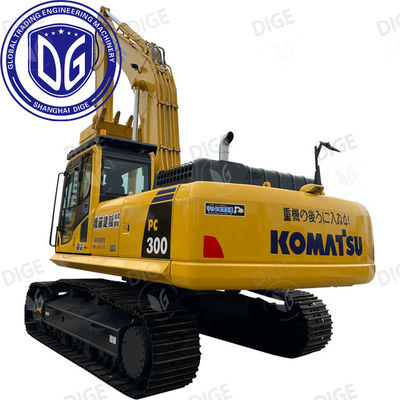 PC300-8 Komatsu 30 toneladas Excavadora de rolagem usada para mineração de grandes construções