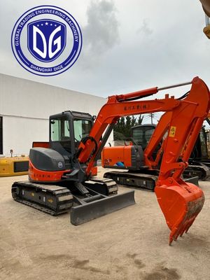 Design do assento ajustável ZX50U 5 toneladas Usado Hitachi Excavator com sistema de travagem eficiente