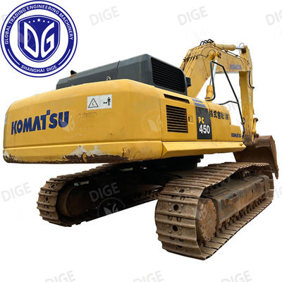 Excavadora USED PC450-8, motor de alto binário para tarefas exigentes
