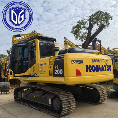 Origem Japão PC200-8 Excavadora Komatsu Usada PC200-8 Excavadora Crawler Usada Komatsu Excavadora Hidráulica PC200-8