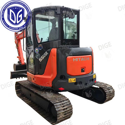 Origem Japão ZX55 Usado Hitachi Excavator ZX55 Crawler Excavator Usado Hitachi Hydraulic Excavator ZX55