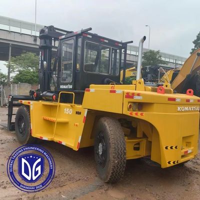 Minimo desgaste FD150 Usado Komatsu 15 em empilhadeira com altas capacidades de desempenho