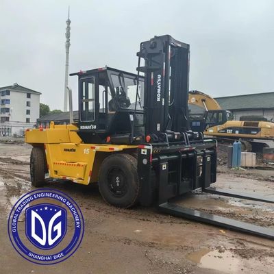 Minimo desgaste FD150 Usado Komatsu 15 em empilhadeira com altas capacidades de desempenho