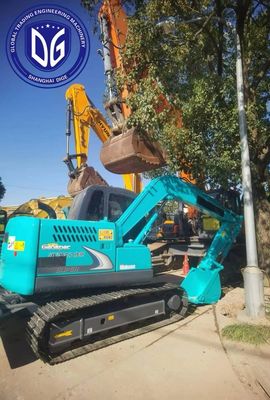 Excavadora Kobelco de 7,5 toneladas manobrável Sk75 Usada com sistema de propulsão potente