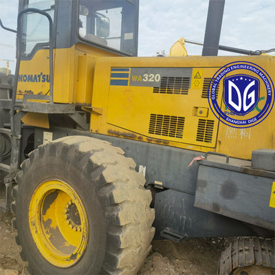 Carregador frontal WA320-3 Carregador Komatsu usado Origem do Japão