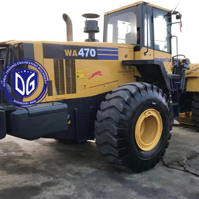 Carregador frontal Original Komatsu WA470-6 Carregador usado em bom estado