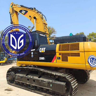 Cat 330D Excavadora hidráulica Caterpillar de 30 toneladas usada Novo modelo e baixo consumo de combustível